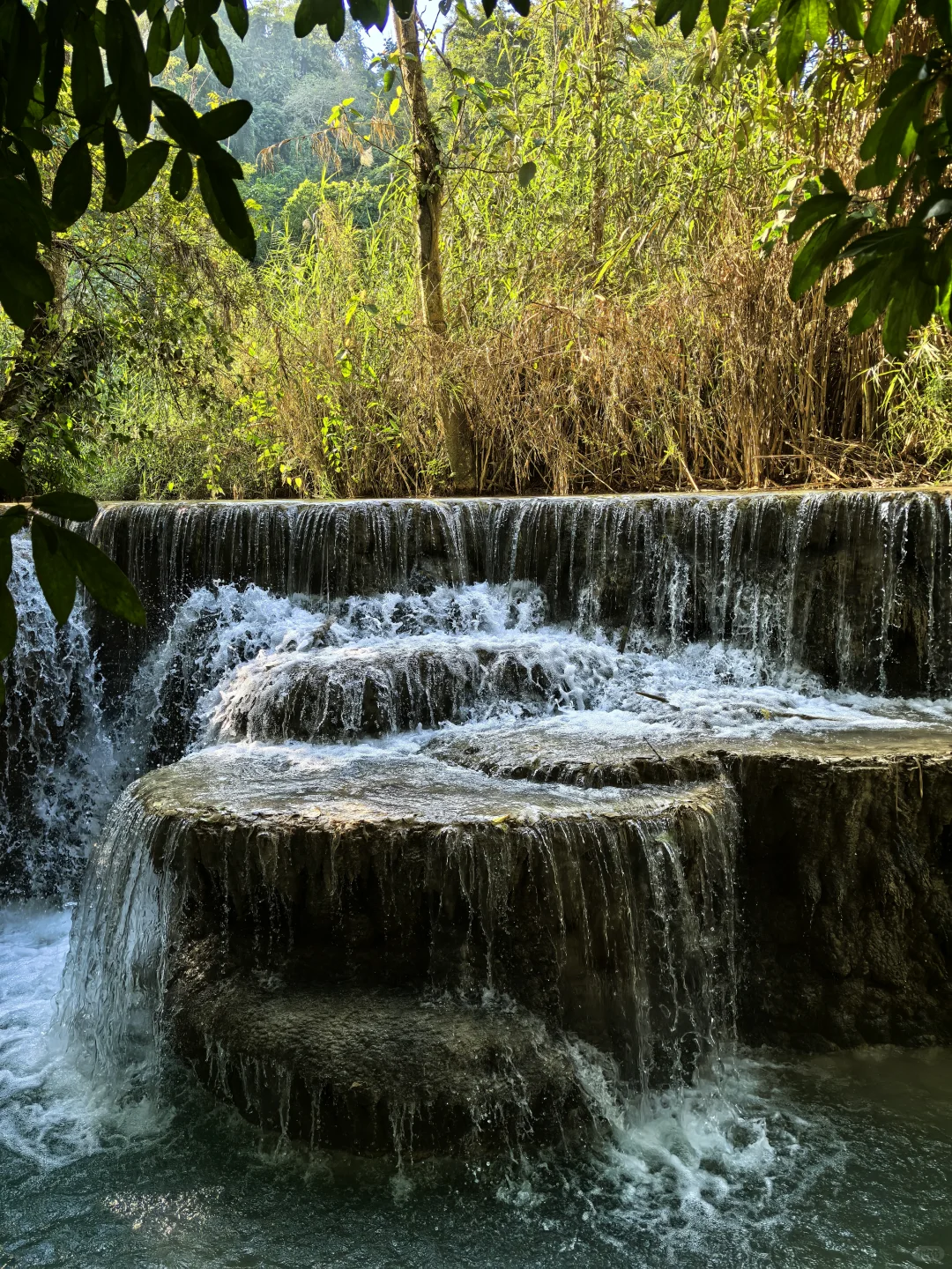 老挝，光西瀑布