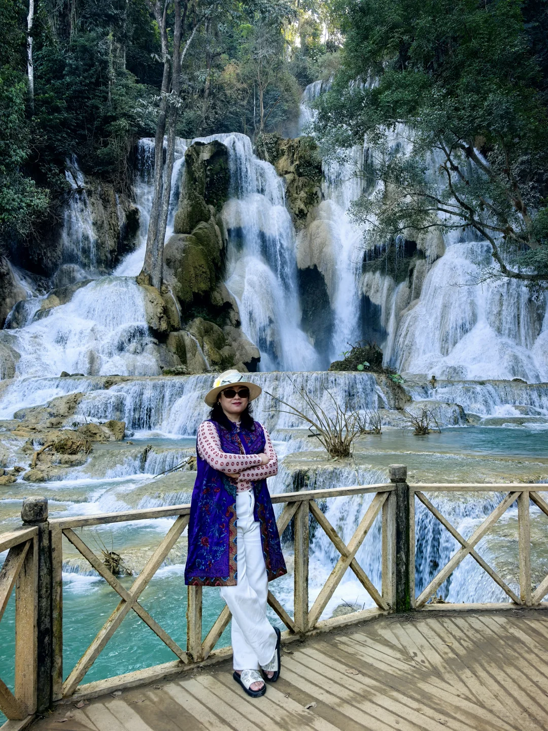 老挝，光西瀑布