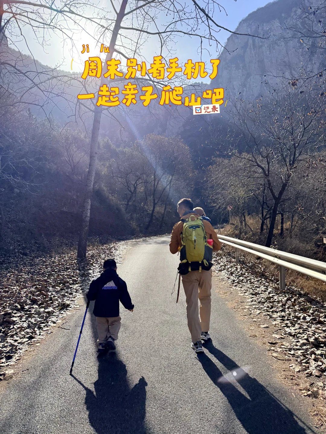 放下手机，带上孩子来爬山吧