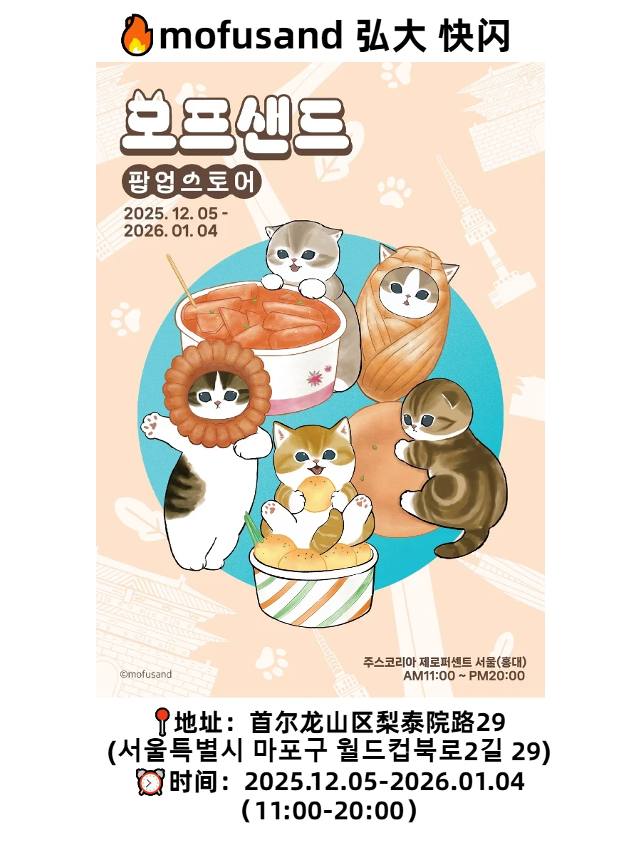 🇰🇷韩国旅游|12月首尔12大大快闪店(附攻略