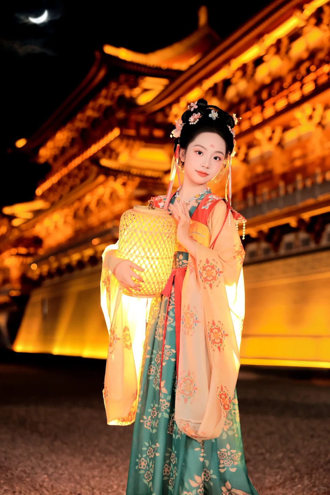 九洲池夜景、洛阳约拍丨九洲池约拍