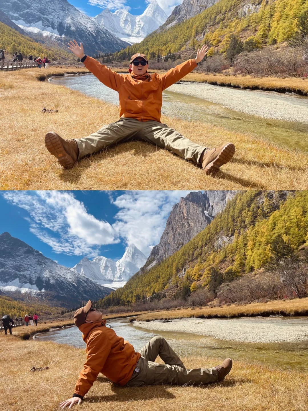 稻城亚丁的秋天，是上帝打翻的调色盘！🏔️