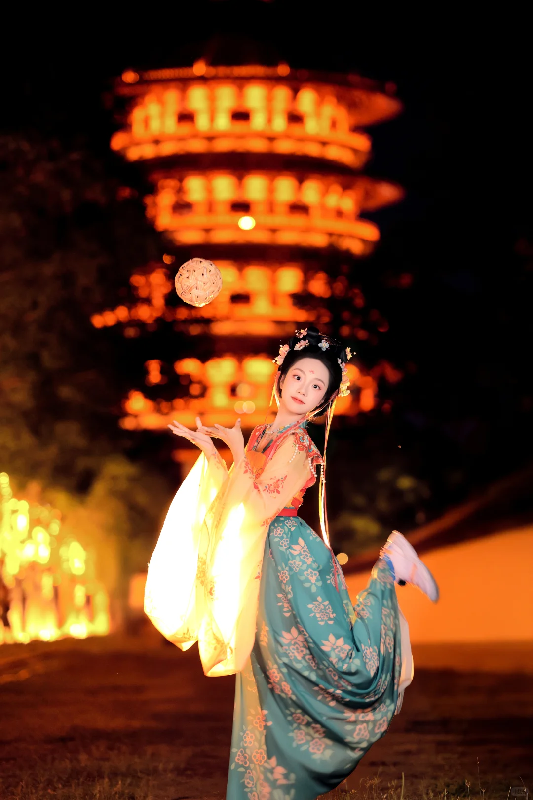 九洲池夜景、洛阳约拍丨九洲池约拍