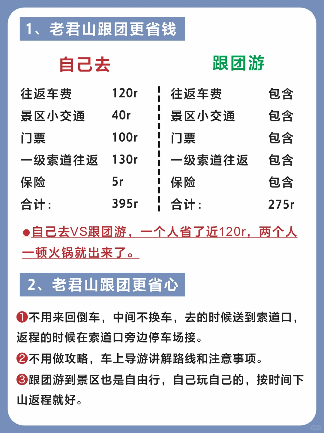 老君山跟团游太划算啦!人均仅需200+💰