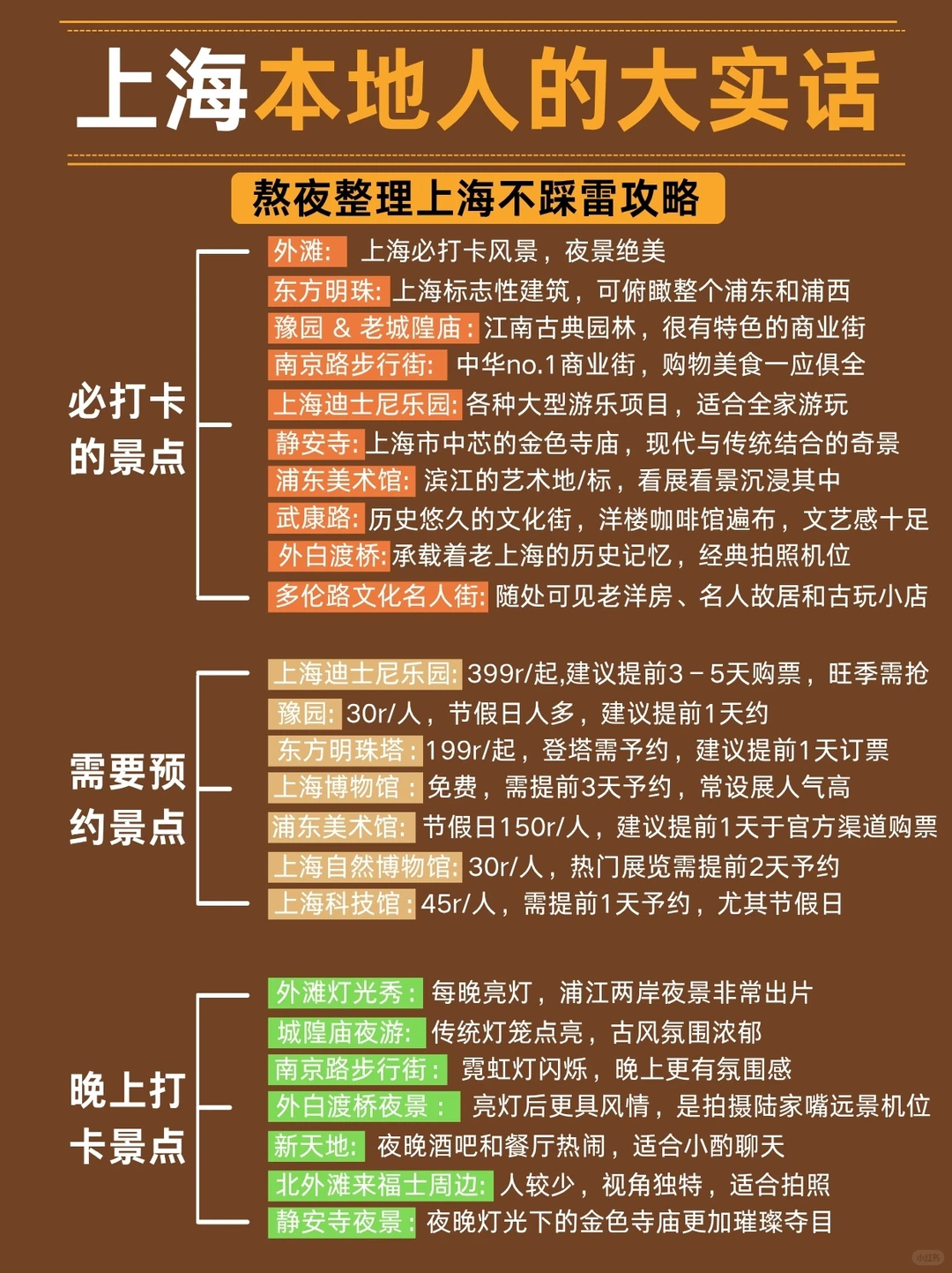 终于🈶人把上海旅游玩明白了👍(附景点玩法)