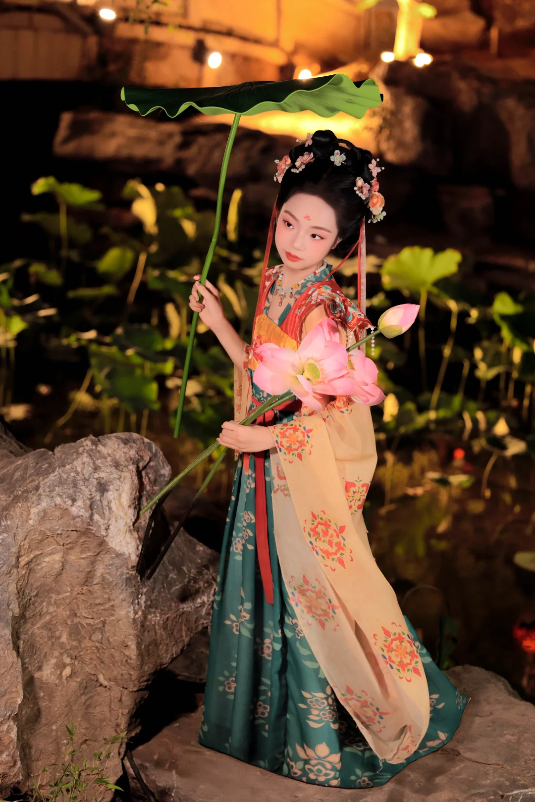 九洲池夜景、洛阳约拍丨九洲池约拍