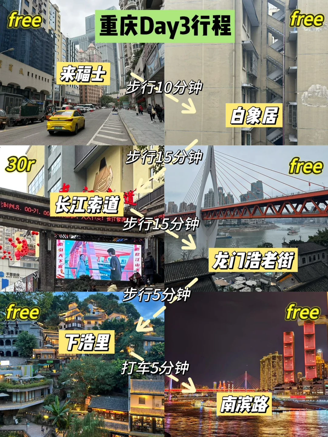 来重庆一定要去的9️⃣大景点，抄作业！！