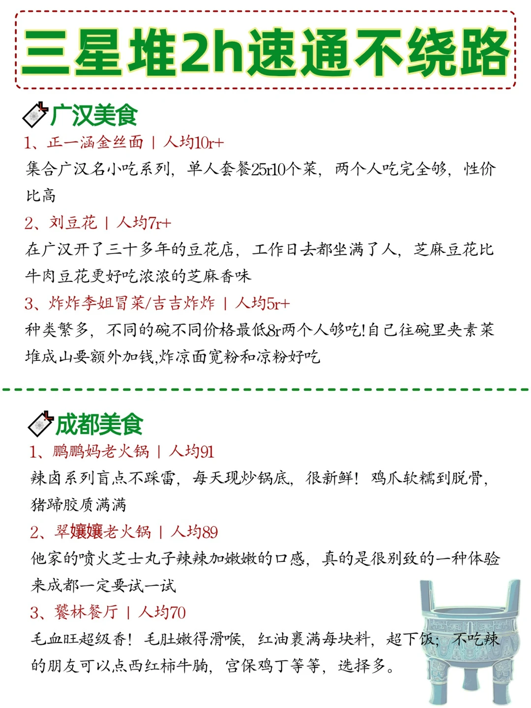 三星堆不绕路版！带你2h逛遍全馆‼️