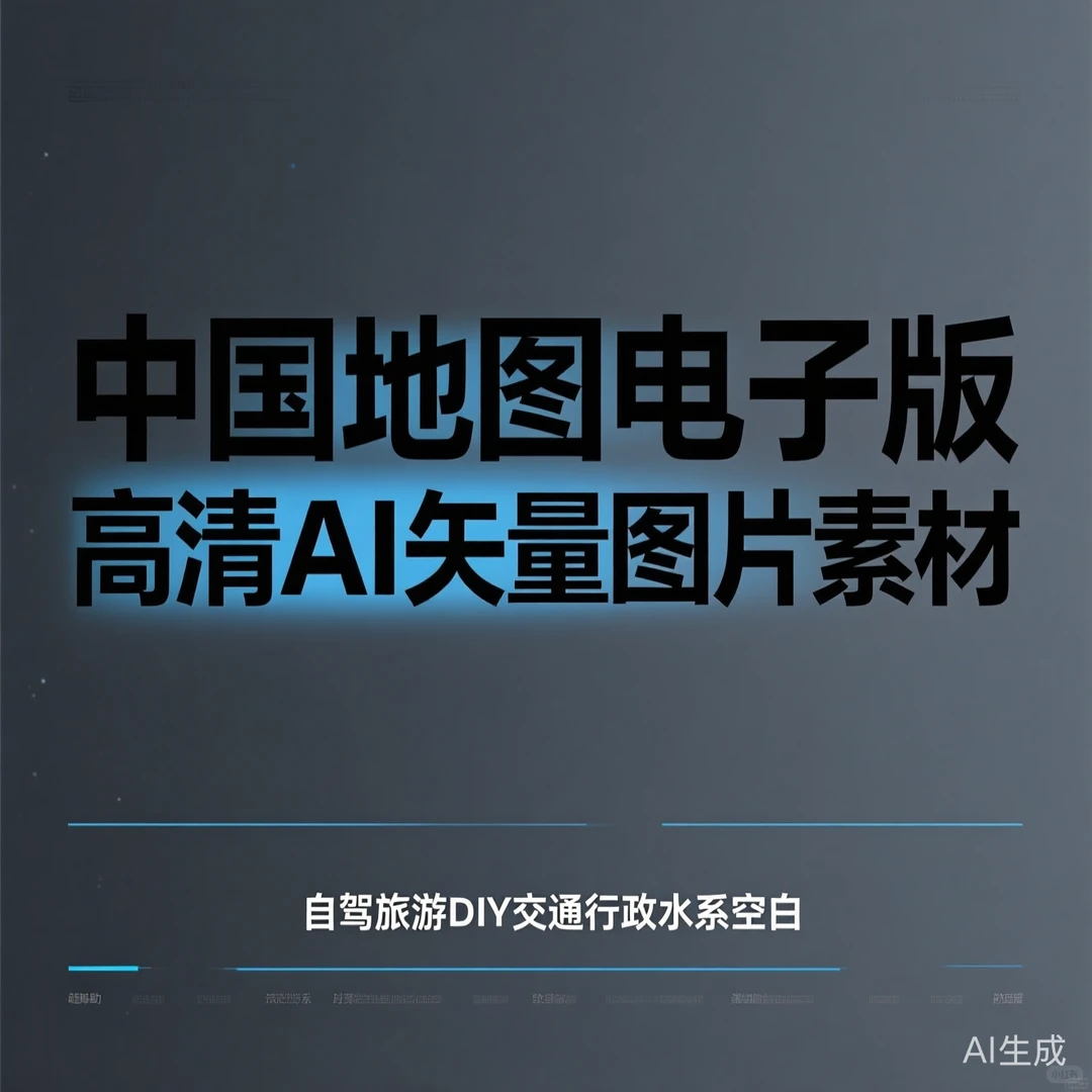 中国地图素材干货｜自驾旅游DIY必备攻略