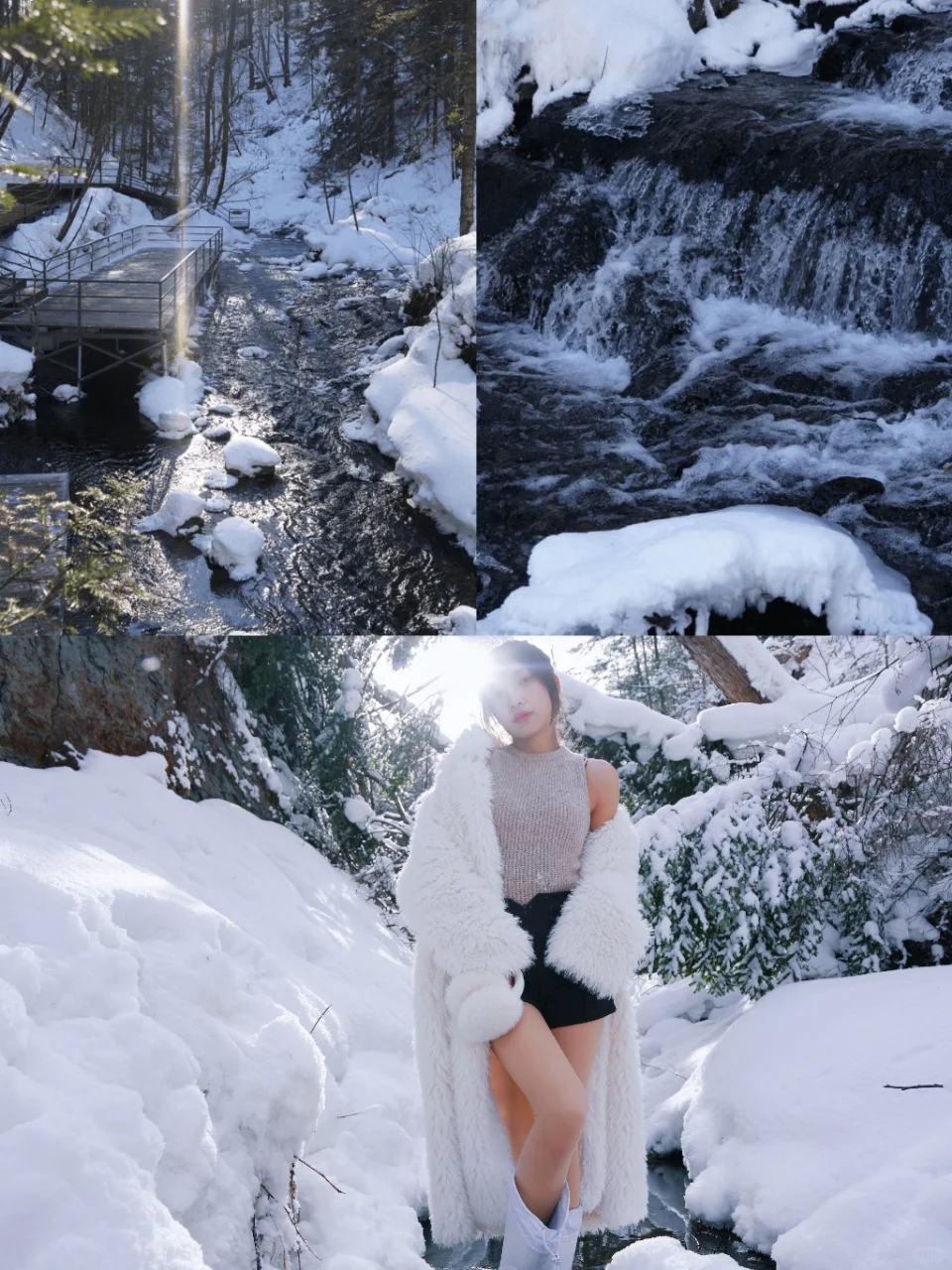 闺蜜旅行必看👭在雪谷拍出最美合影！！