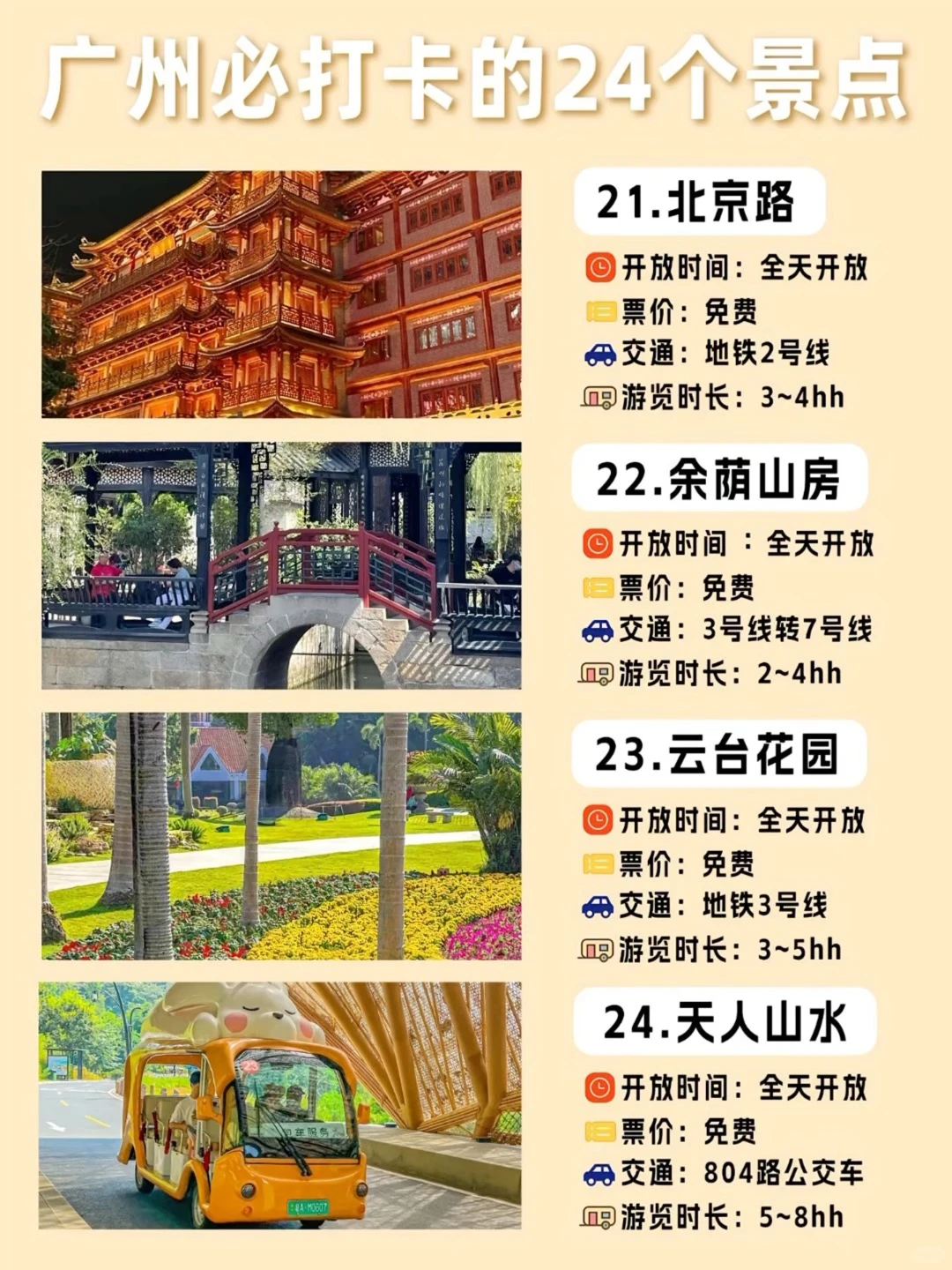 广州旅游攻略来啦，要去广州的宝子可以提前