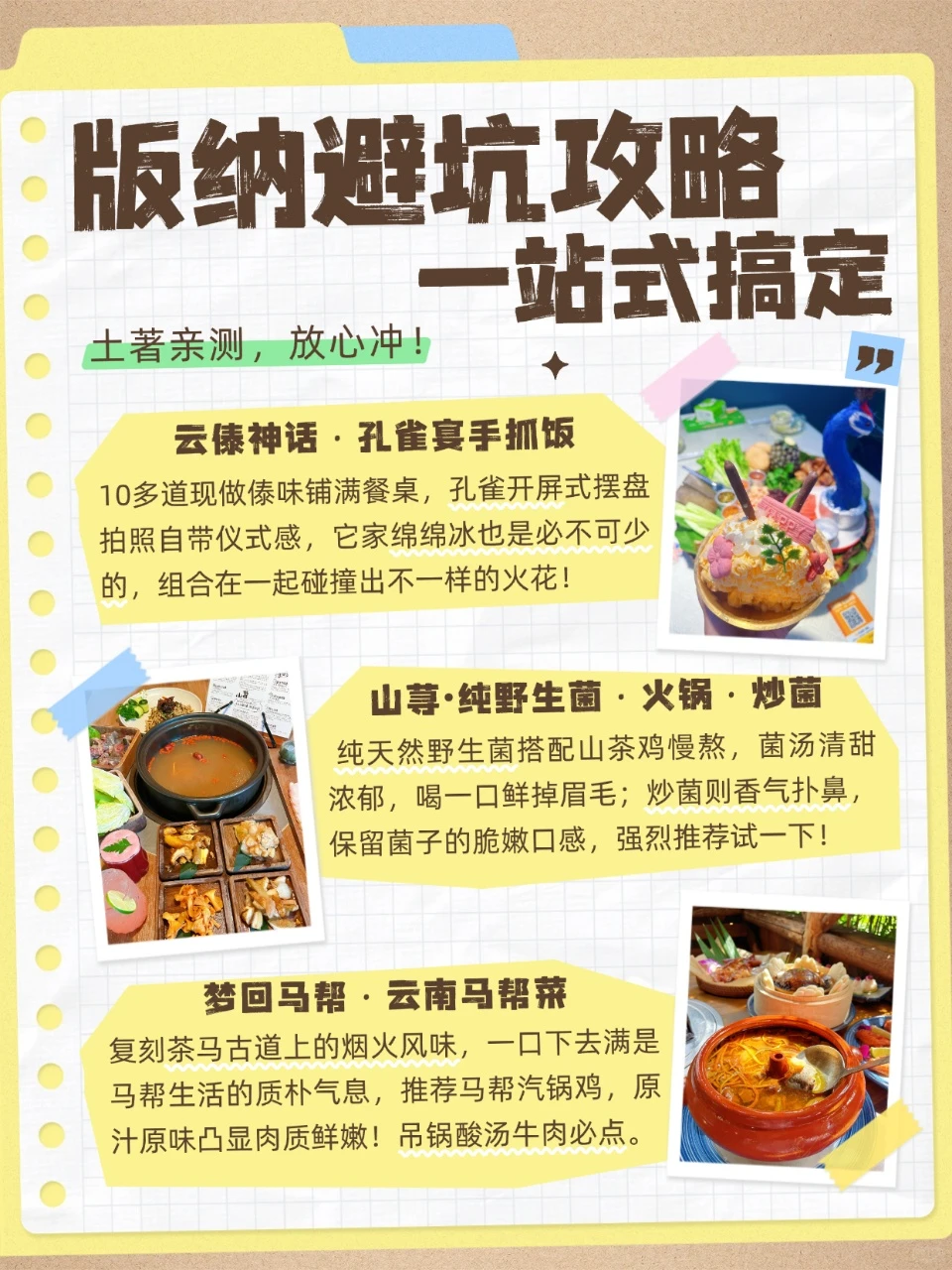 版纳保姆级攻略！吃住行玩全打卡✨