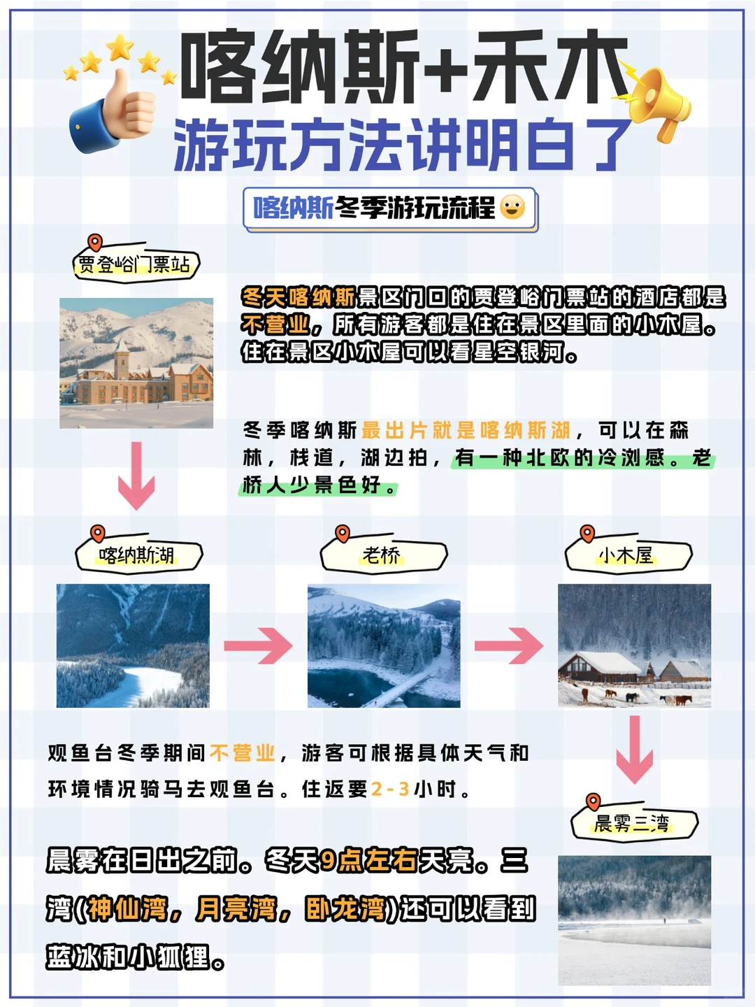 冬季喀纳斯禾木游玩攻略❄️冬天就该这么玩