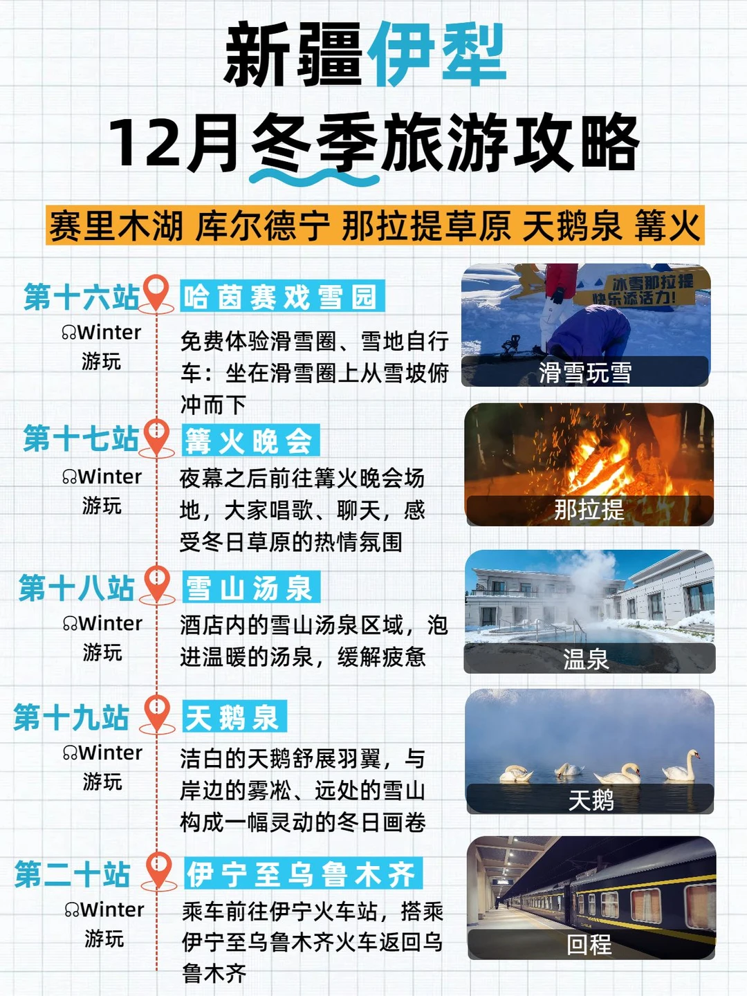 新疆伊犁冬季12月旅游攻略❄️速码