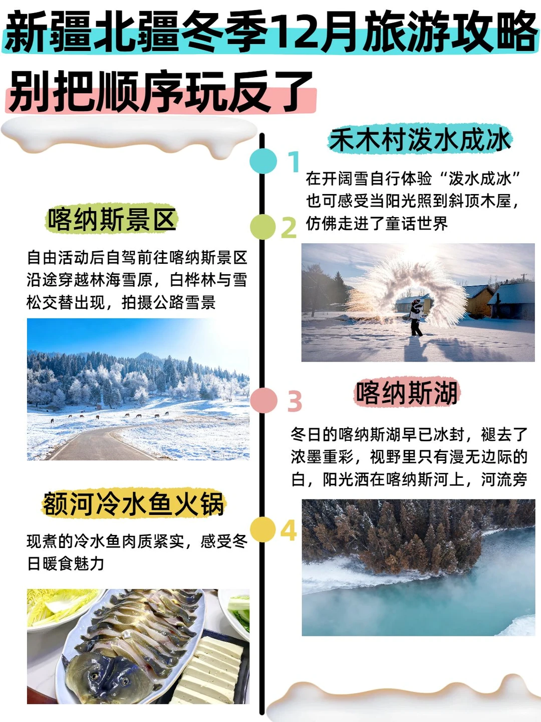 新疆北疆冬季12月旅游攻略✨照着玩