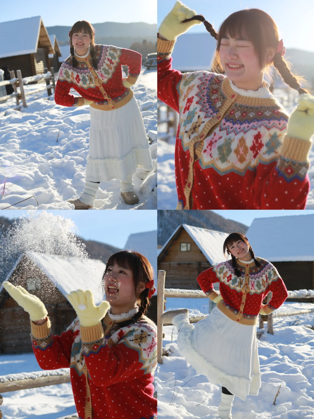 禾木雪景拍照📸/雪景氛围感写真