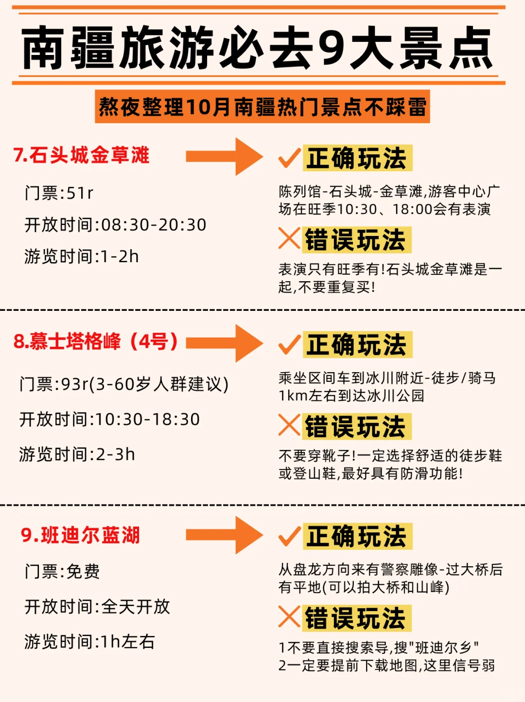 听劝！10-12月去南疆必去的9大景点详细攻略