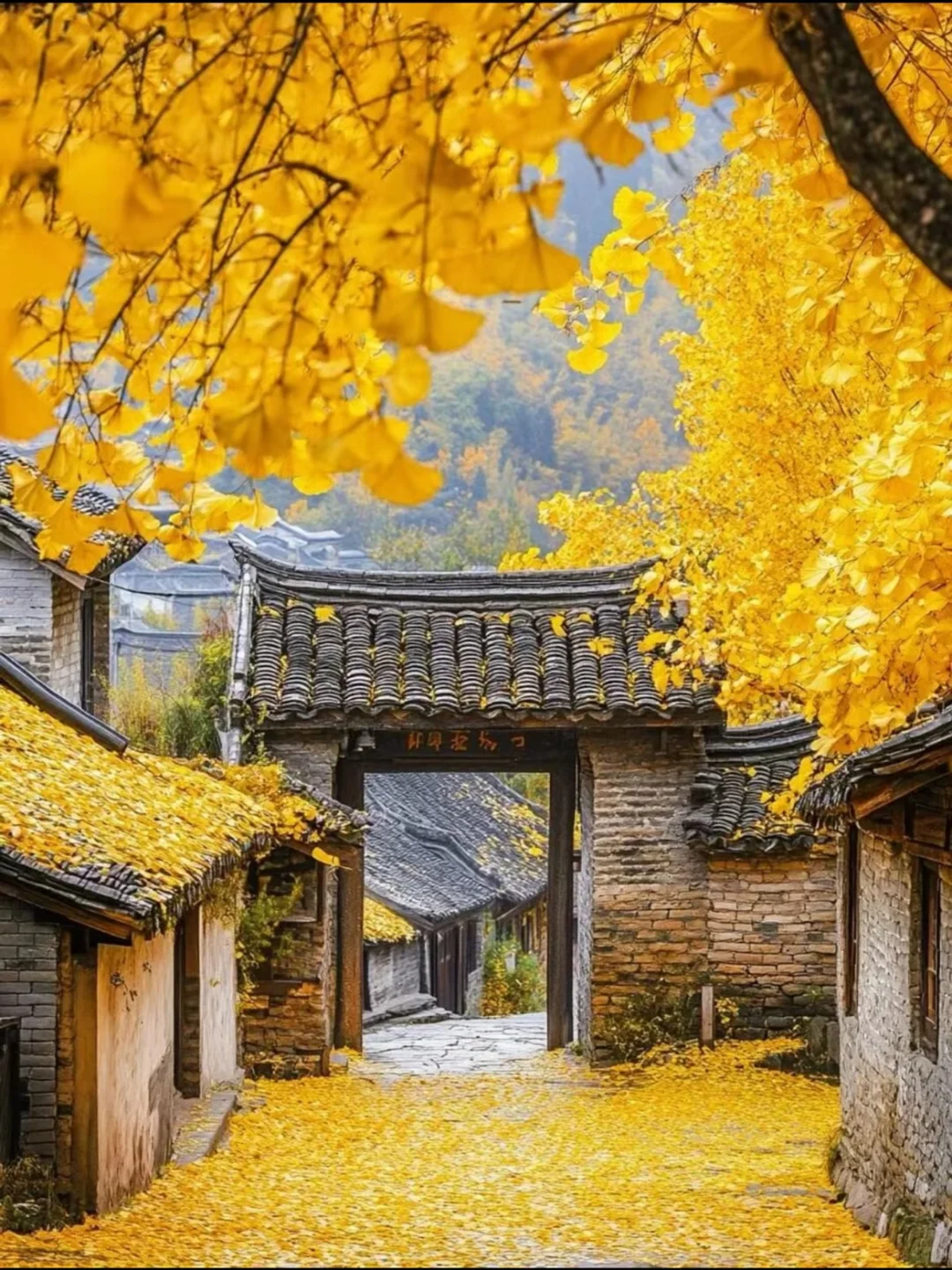 10-12月一定要来腾冲！！看国内最美银杏古村