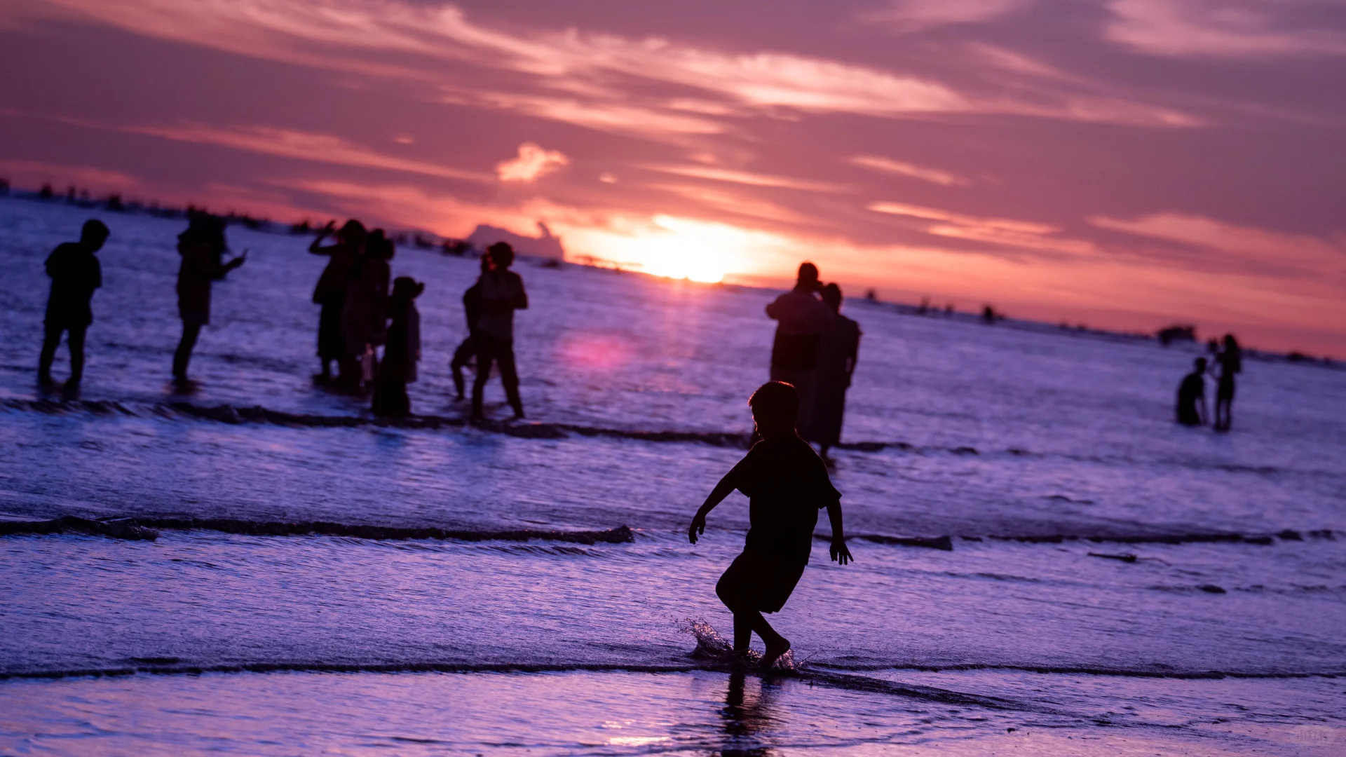 滹沱河景色绝了～