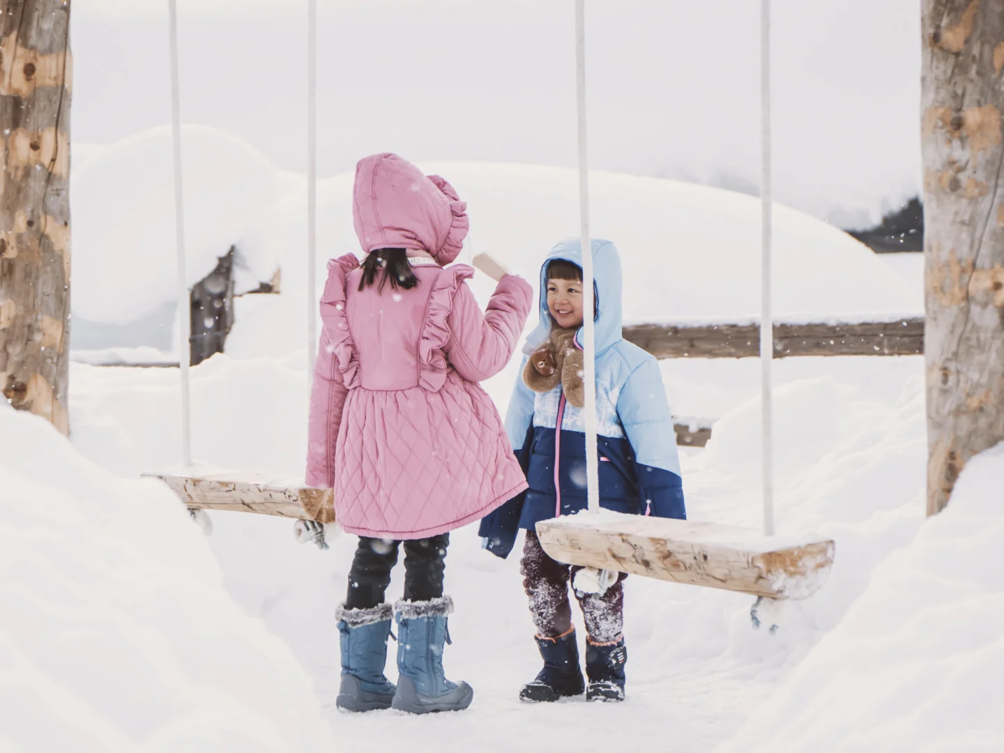 禾木，下雪天❄️