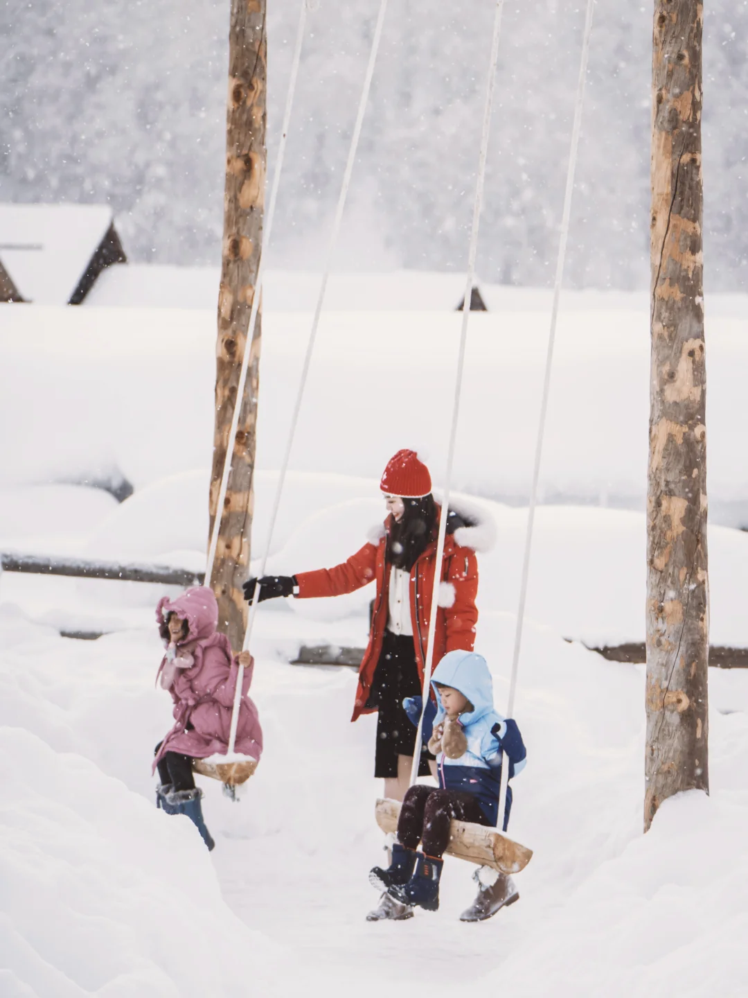 禾木，下雪天❄️