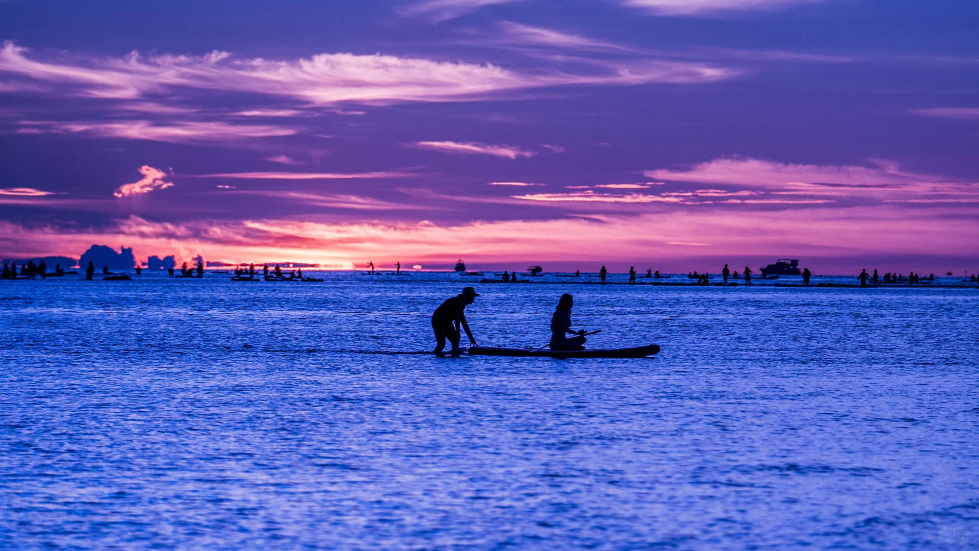 滹沱河景色绝了～
