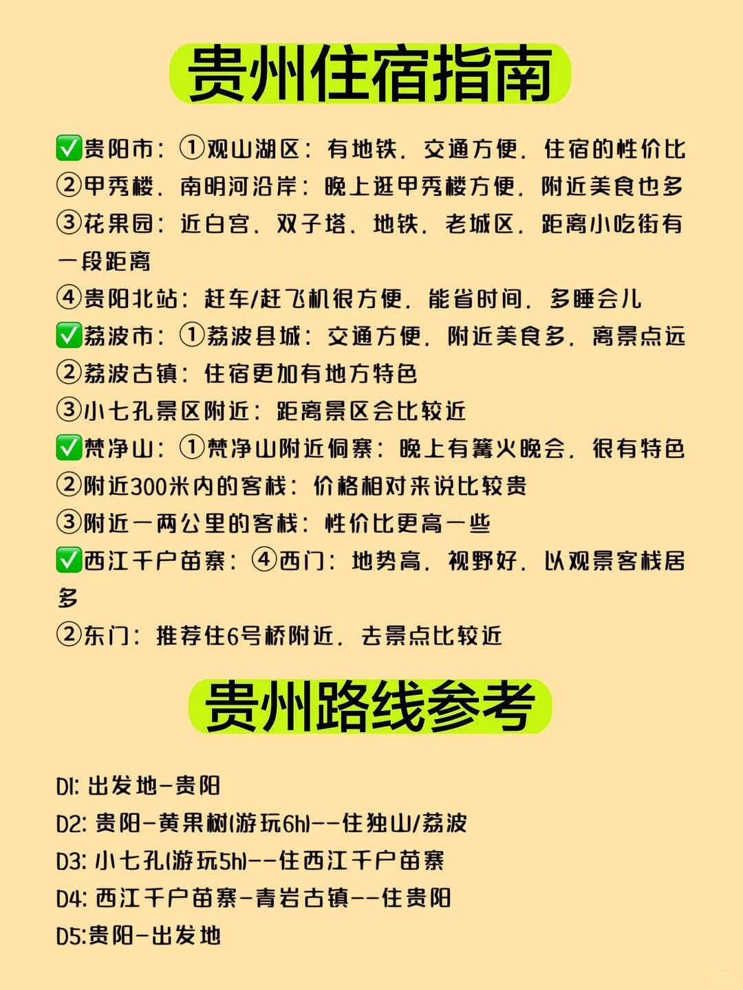 贵州旅游 | 防坑避雷💣这一篇攻略真的够啦