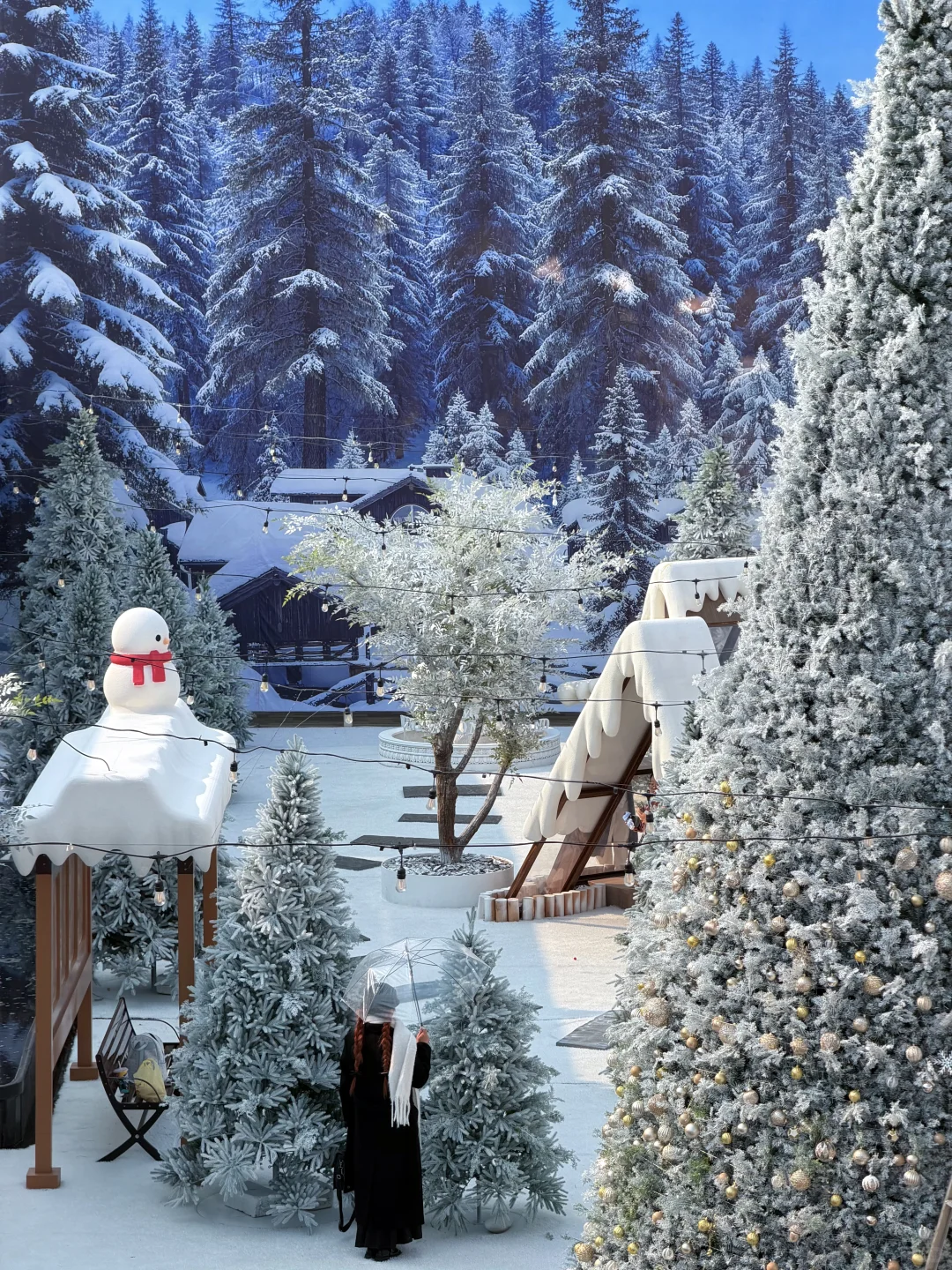 南昌免费新展！！冬日雪景花园美疯了。。。。