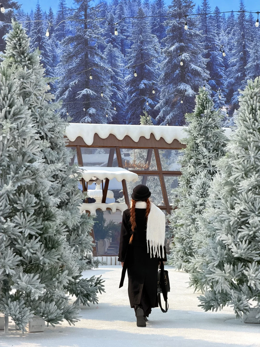 南昌免费新展！！冬日雪景花园美疯了。。。。