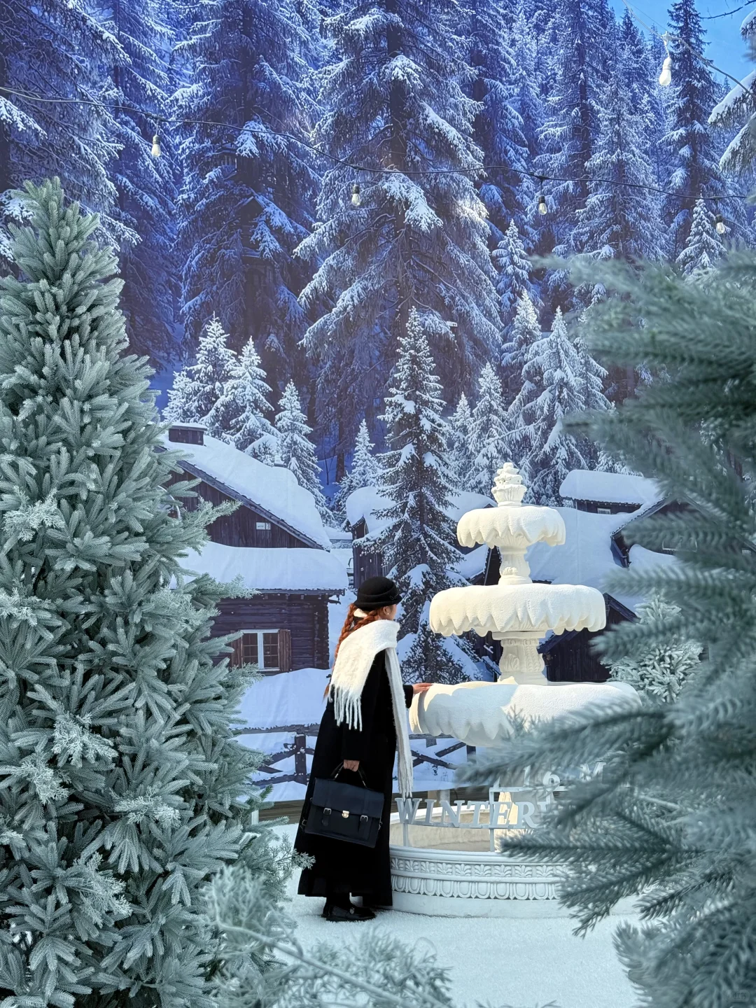 南昌免费新展！！冬日雪景花园美疯了。。。。