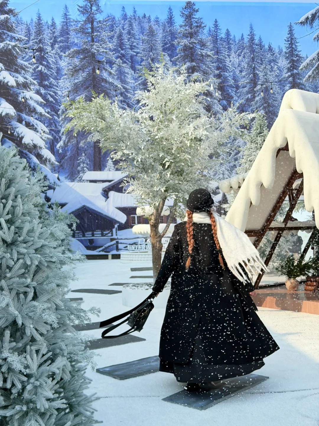 南昌免费新展！！冬日雪景花园美疯了。。。。