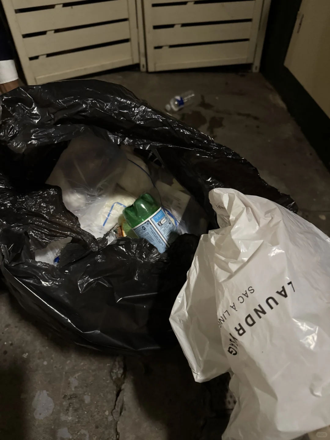 在法国旅游连夜翻了10包垃圾袋