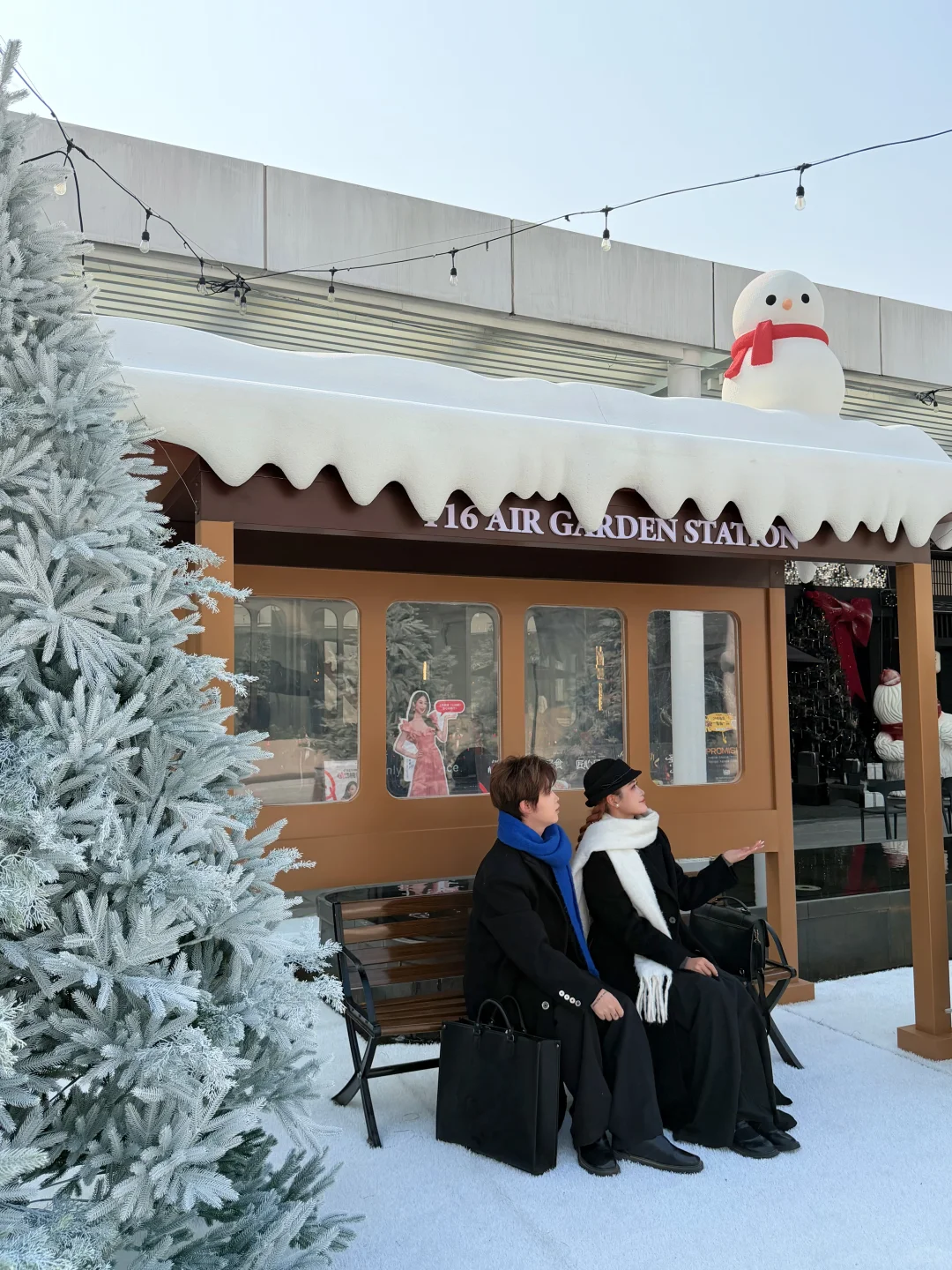 南昌免费新展！！冬日雪景花园美疯了。。。。