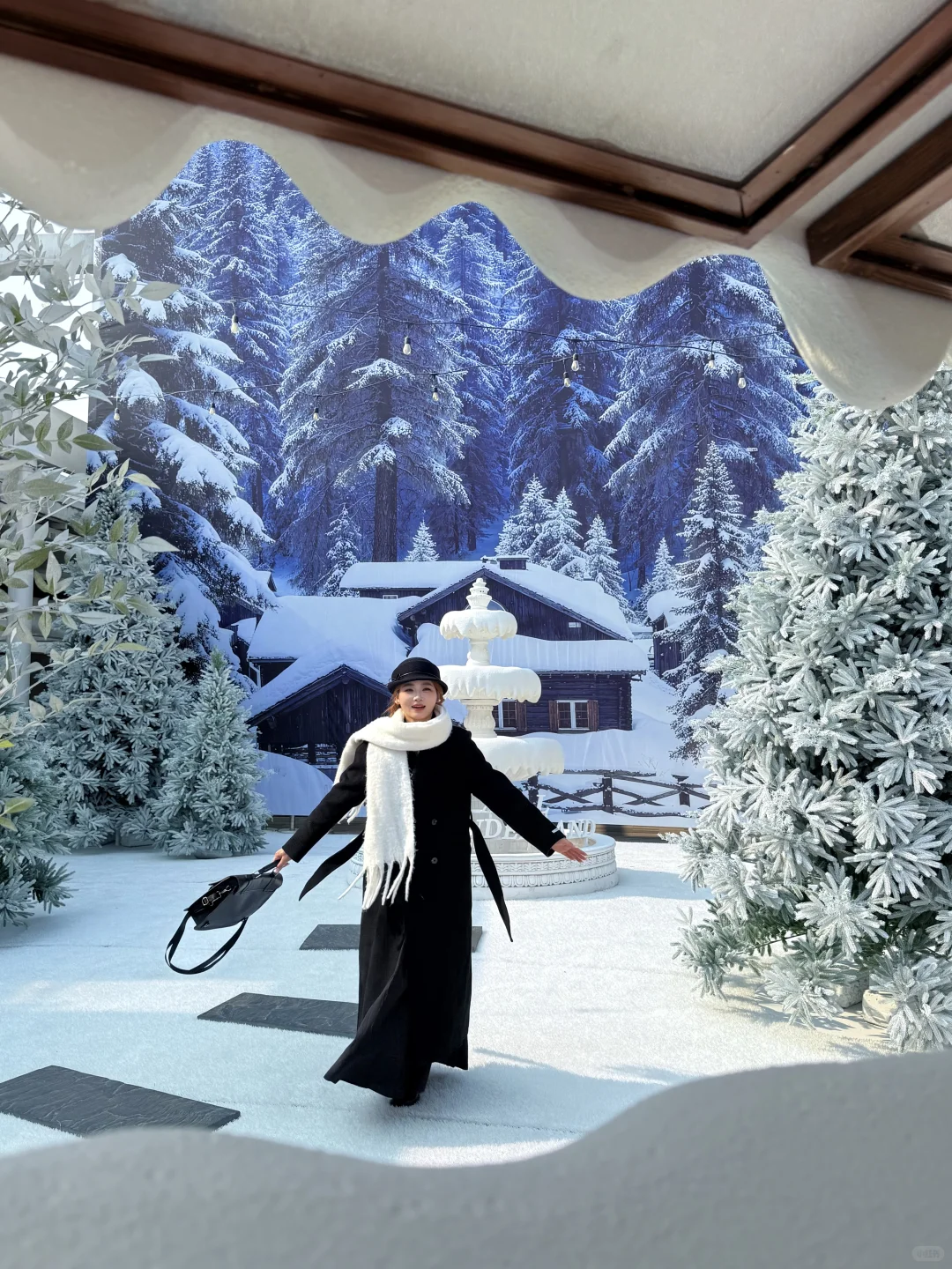 南昌免费新展！！冬日雪景花园美疯了。。。。