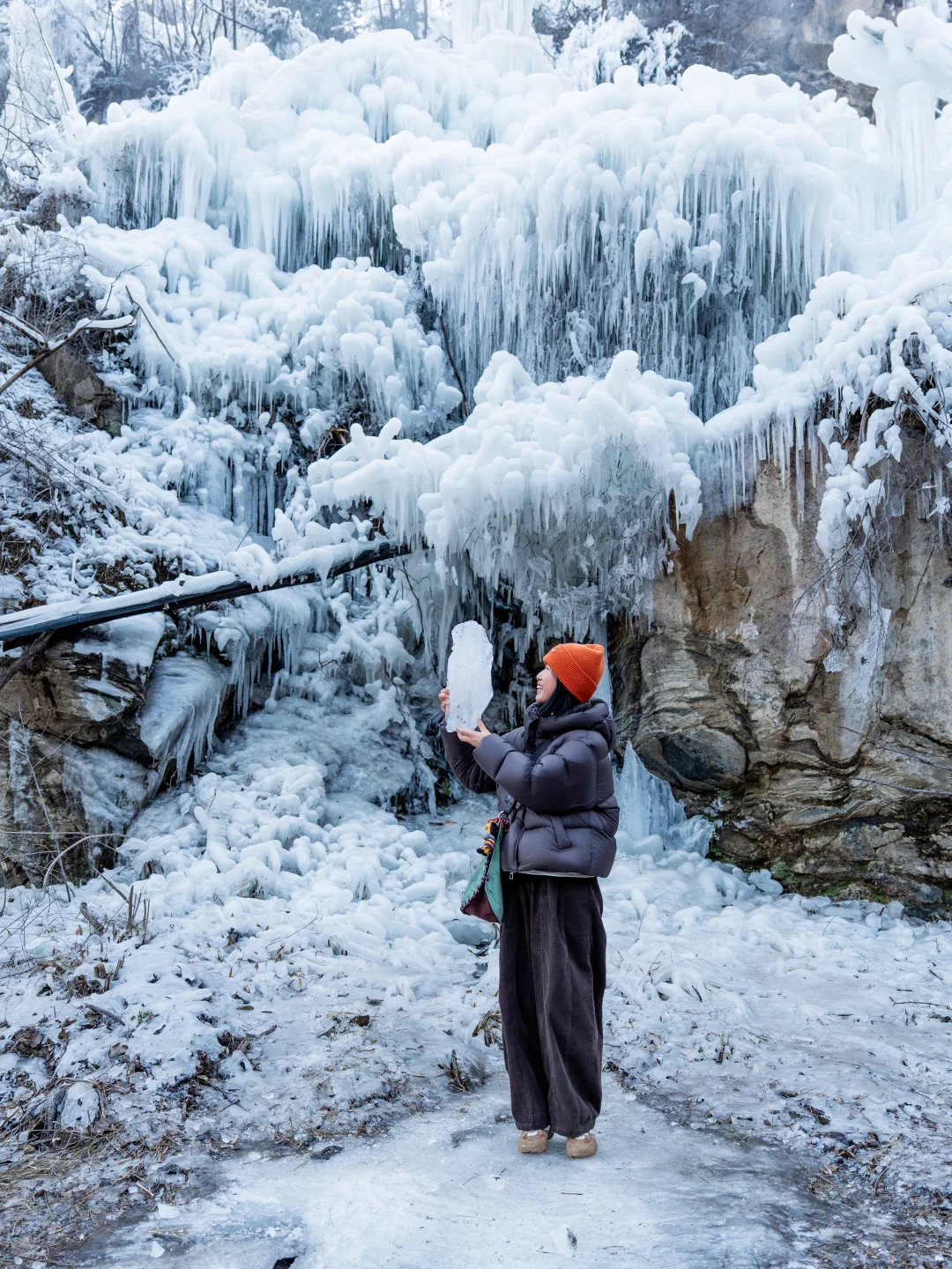 我宣布❗这是属于京津冀人的超大冰瀑❗附地址
