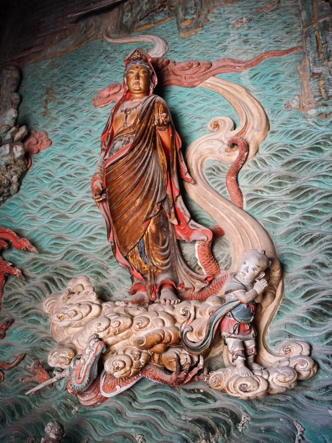 福胜寺丨最美渡海观音🌊三佛洞开放啦✨