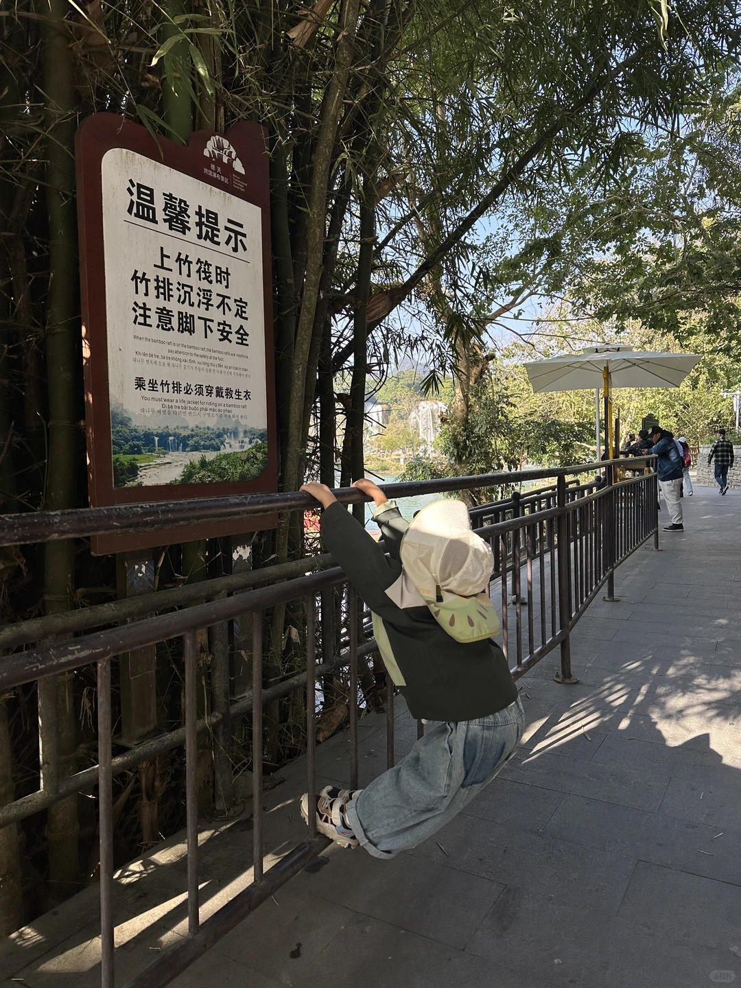 德天瀑布一定要住在景区内，省时省力又省💰