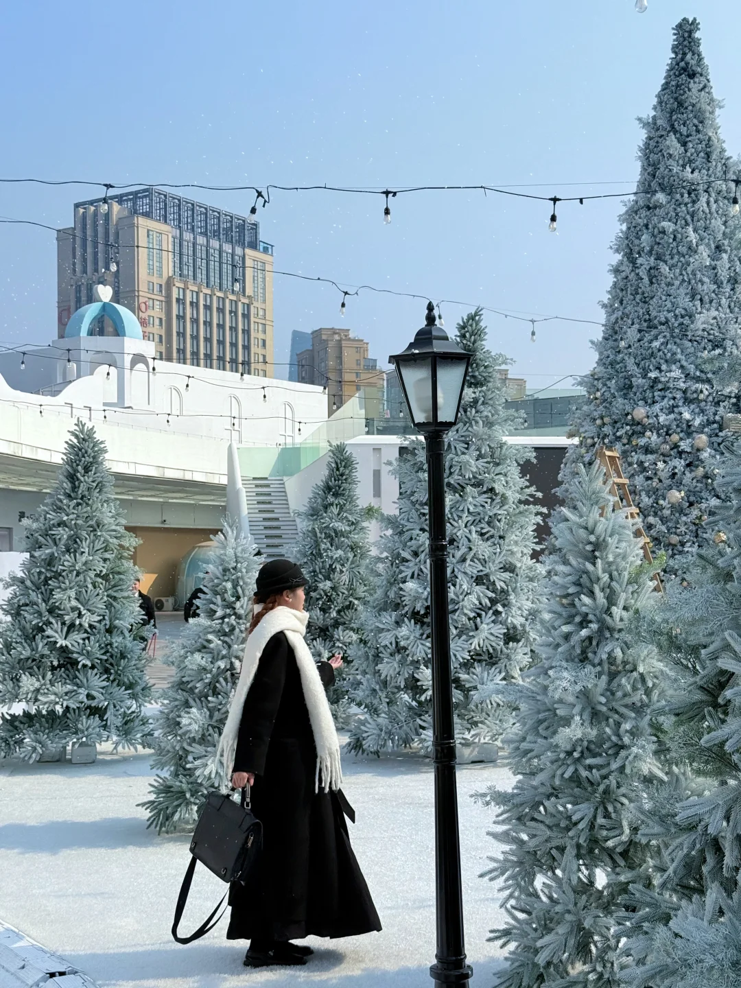 南昌免费新展！！冬日雪景花园美疯了。。。。