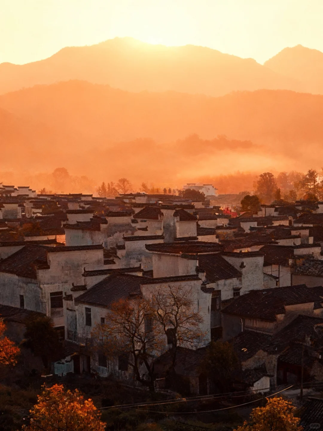 可惜你不来皖南🍂不知道卢村能有多美！！
