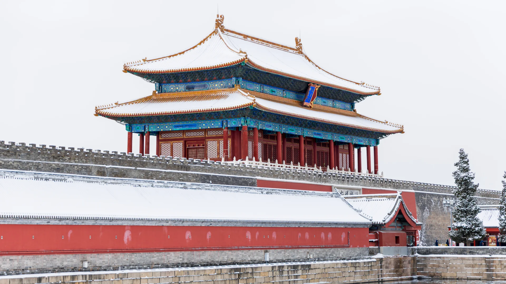 大雪后~约不上故宫的都给我去景山！