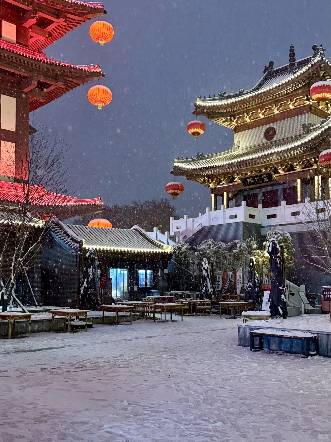 12.12实况！邯郸初雪❄️“千年赵都”浪漫