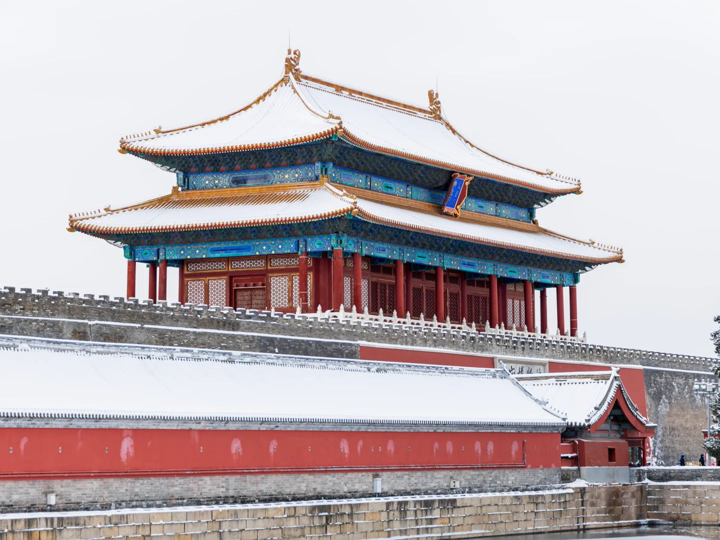 大雪后~约不上故宫的都给我去景山！
