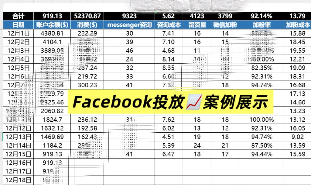 入境旅游FB投放｜有图有数据📈