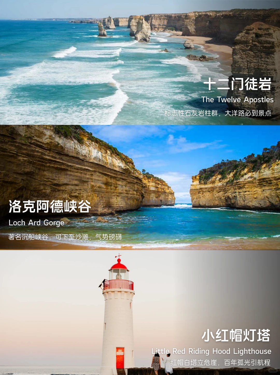 大洋路景点排名榜🌊没去对等于白来墨尔本来