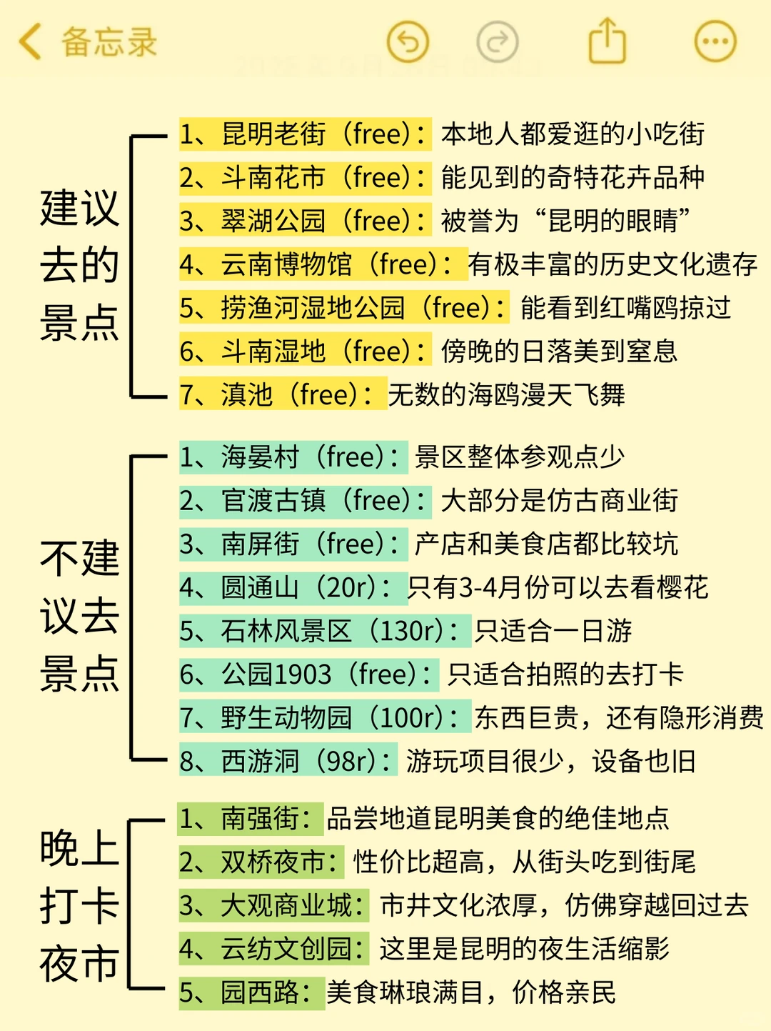 为什么我去昆明旅游之前没刷到这篇😅