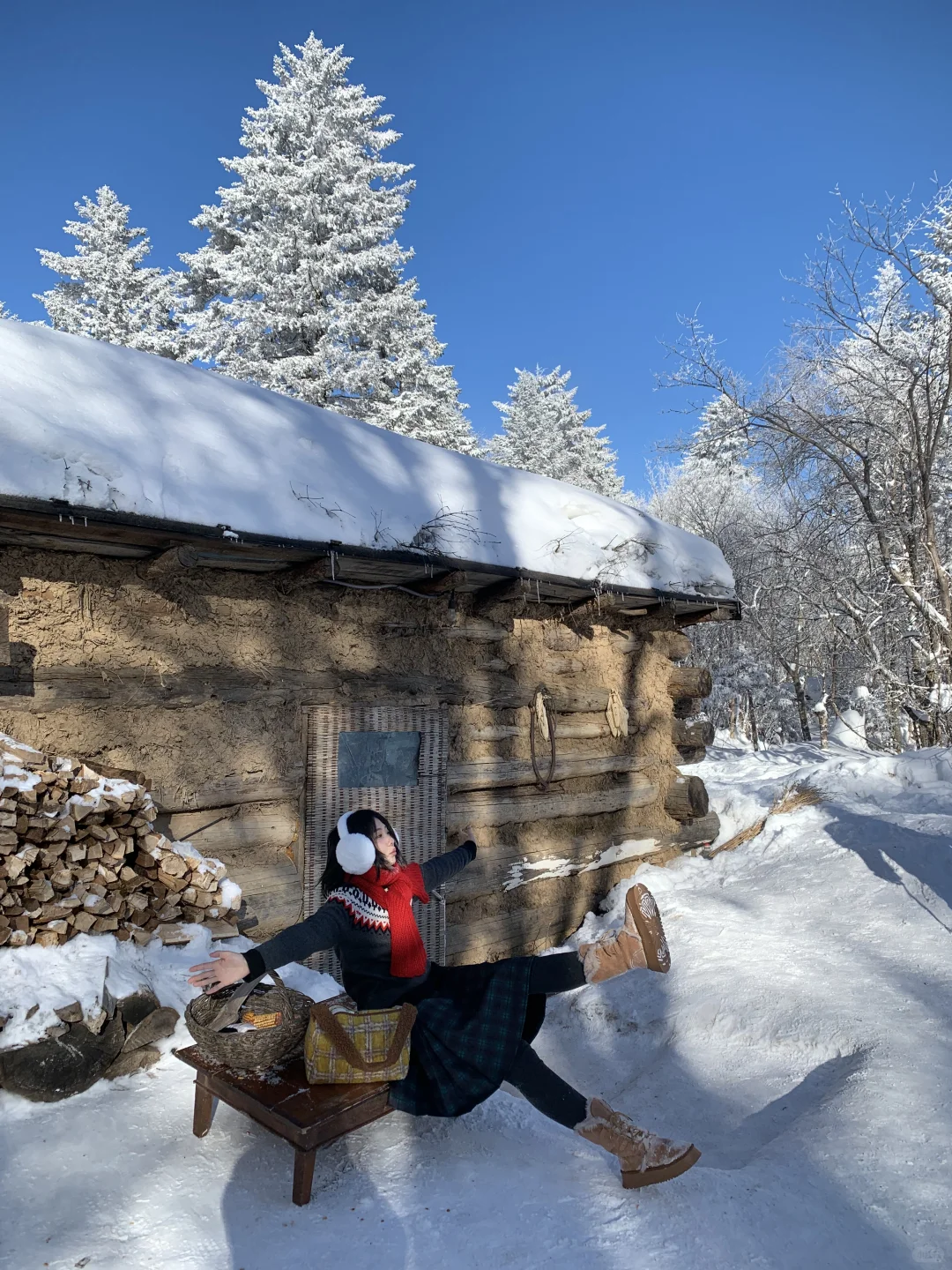来雪岭玩千万别坐雪地摩托和马拉爬犁！！
