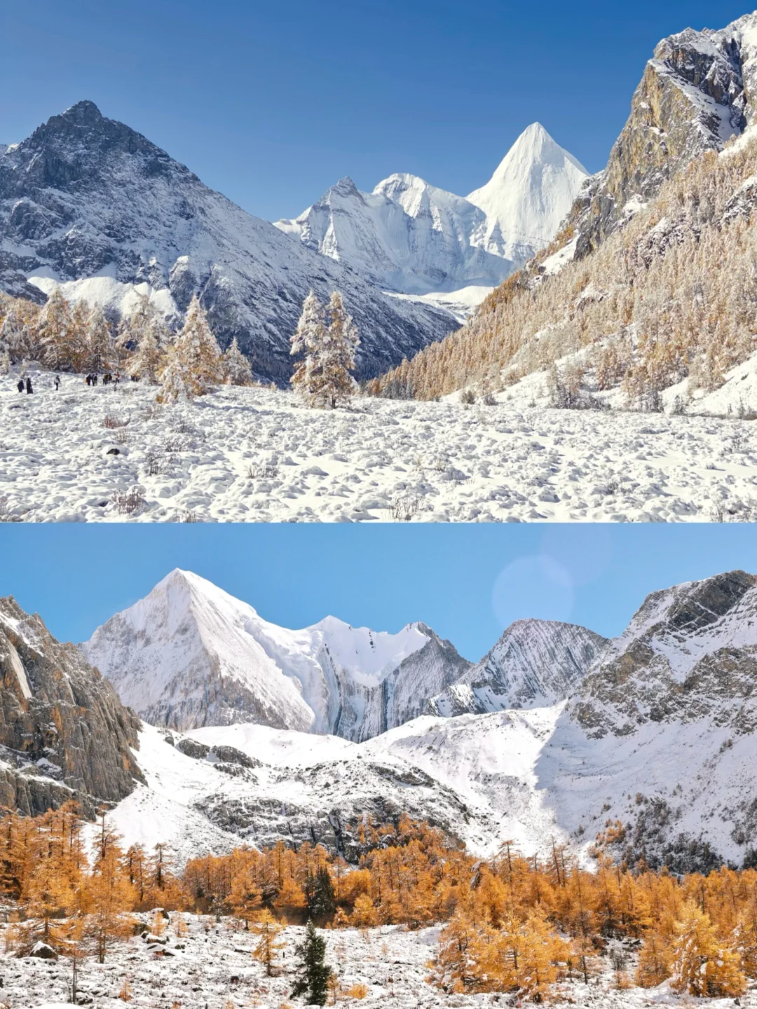 在稻城亚丁，看到了中国最壮丽的秋天和冬天