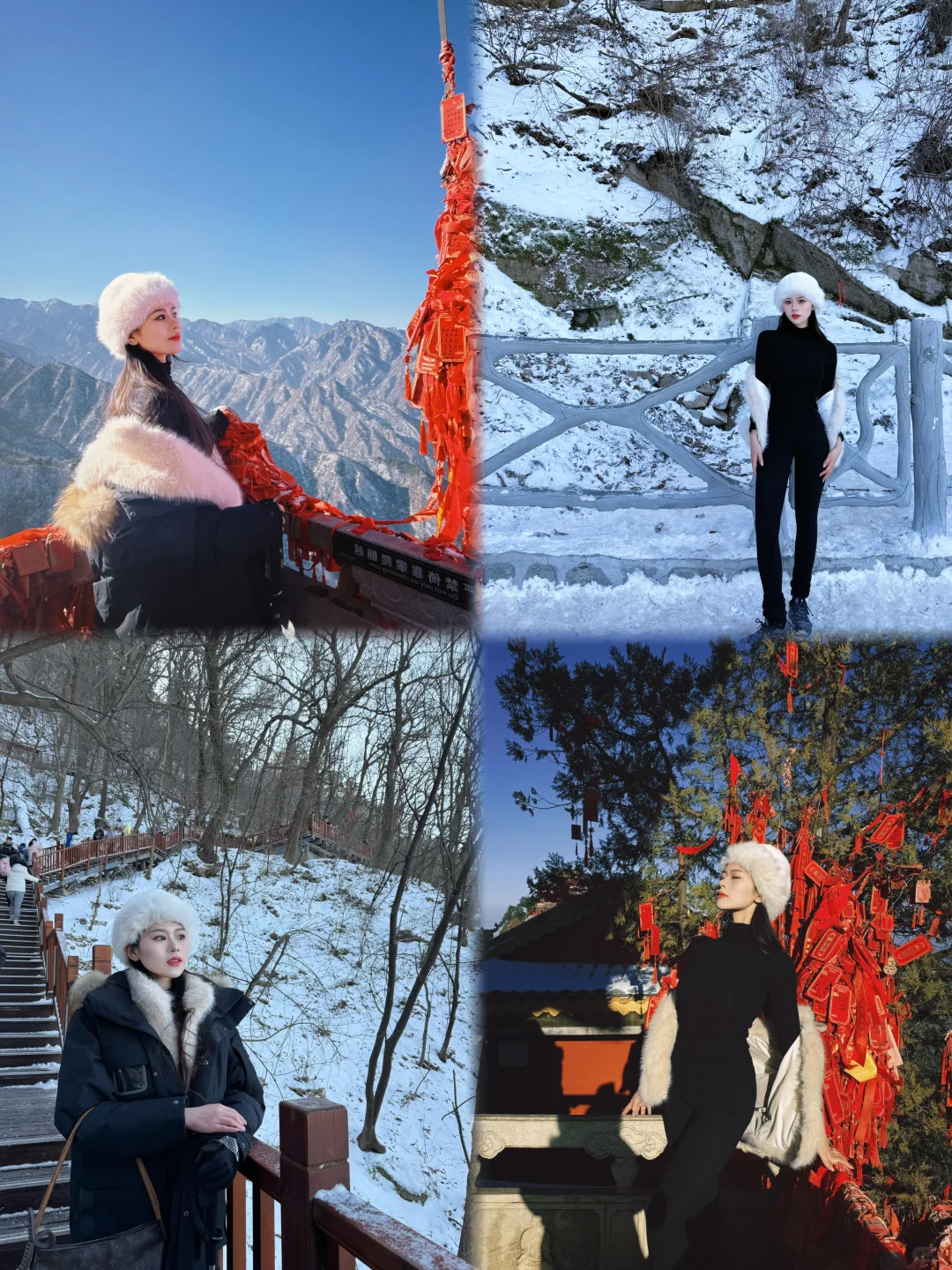 🚗西安周边游｜爬山⛰️玩雪❄️撸猫🐈走起‼️