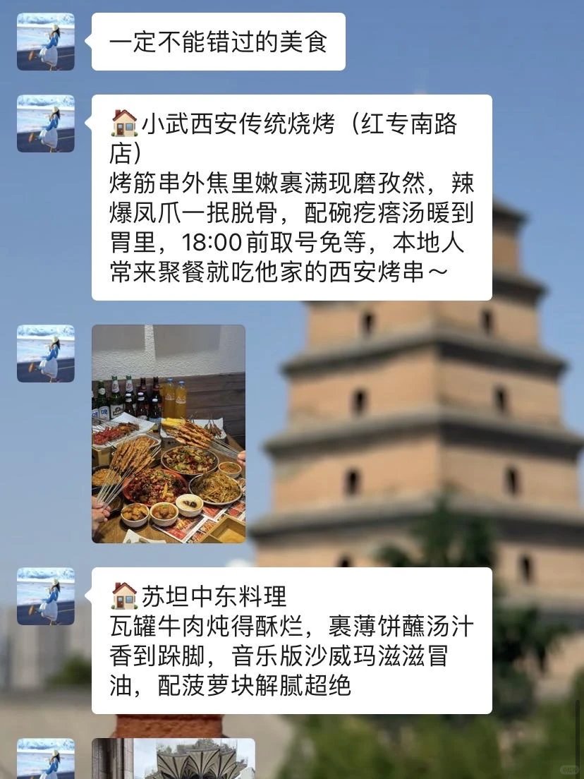 写给12月准备去西安的姐妹们👭超全的！