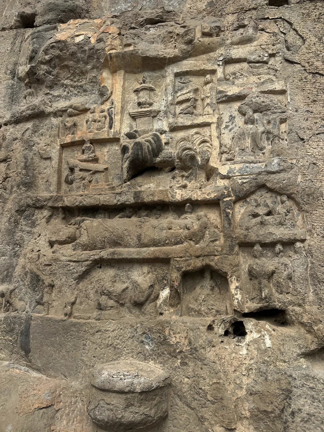 水浴寺 石窟造像 僧众礼佛图